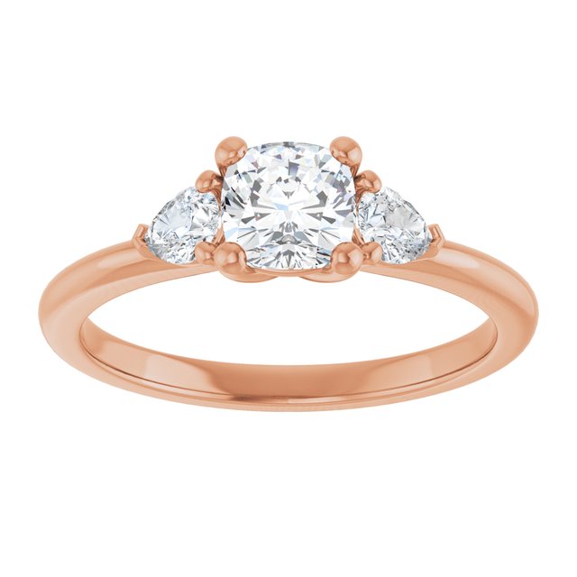 cushion-14K Rose gold