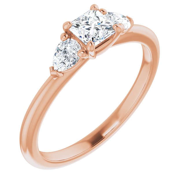 square-18K Rose gold