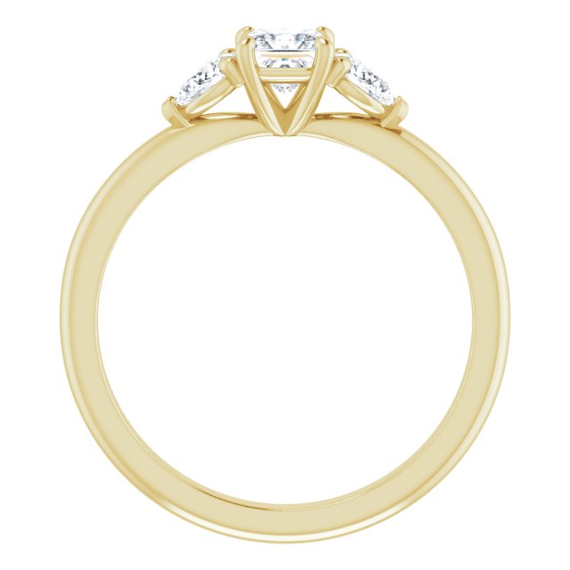 square-18K Yellow gold