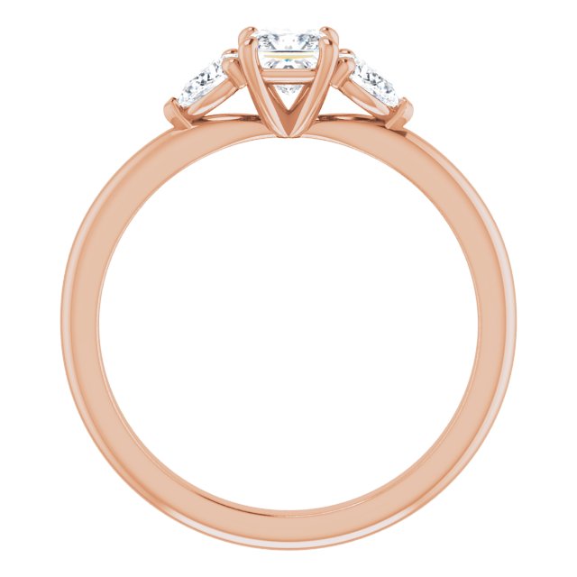 square-18K Rose gold