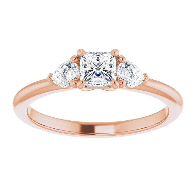 square-10K Rose gold