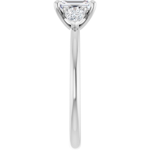 emerald-14K White gold