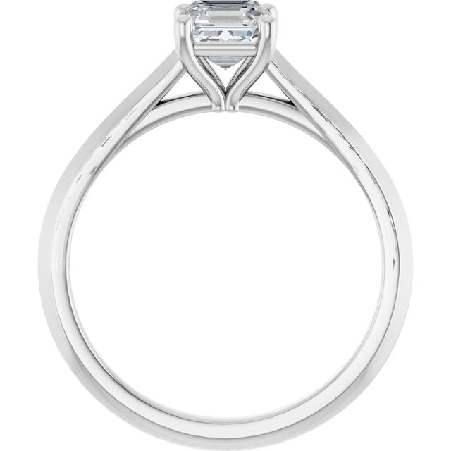 asscher-10K White gold