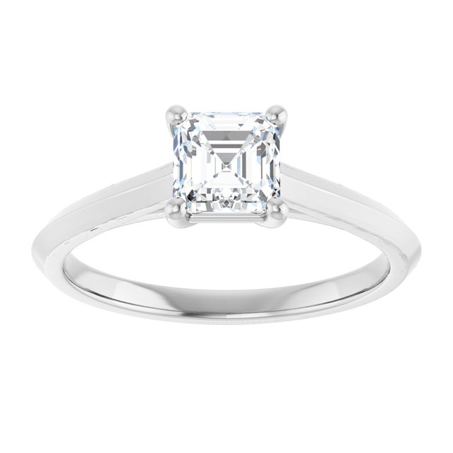 asscher-10K White gold