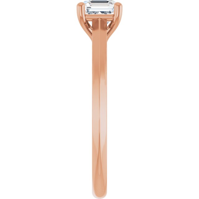 asscher-18K Rose gold