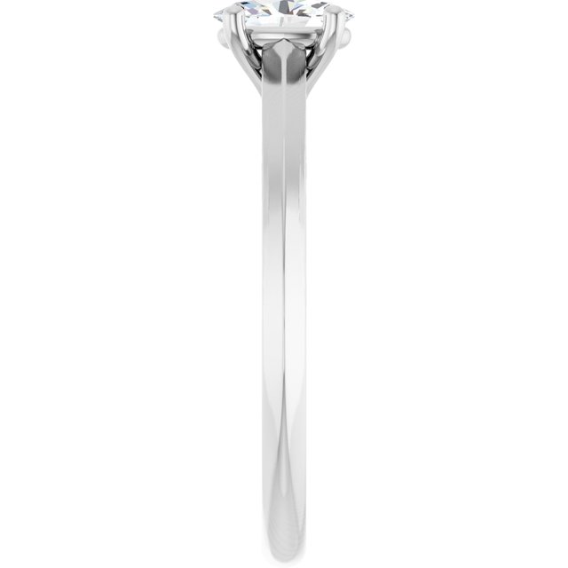 oval-14K White gold