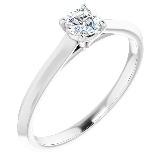 round-10K White gold