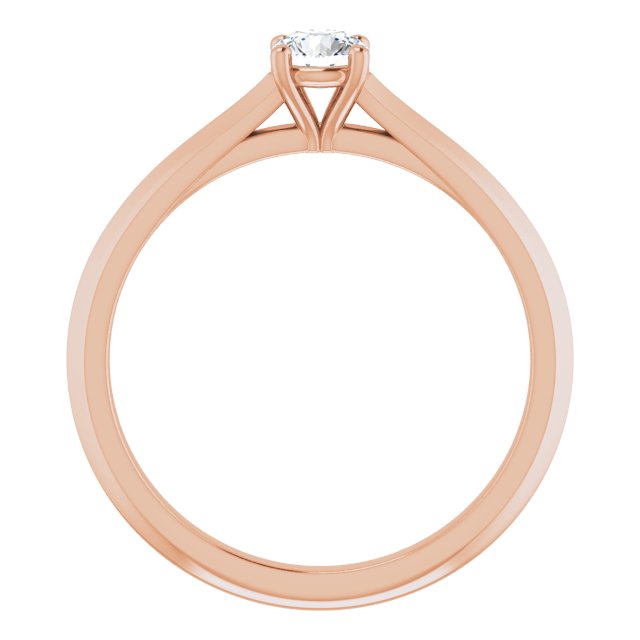 round-10K Rose gold