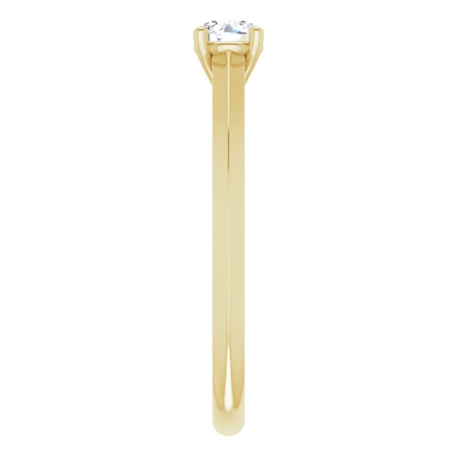 round-14K Yellow gold
