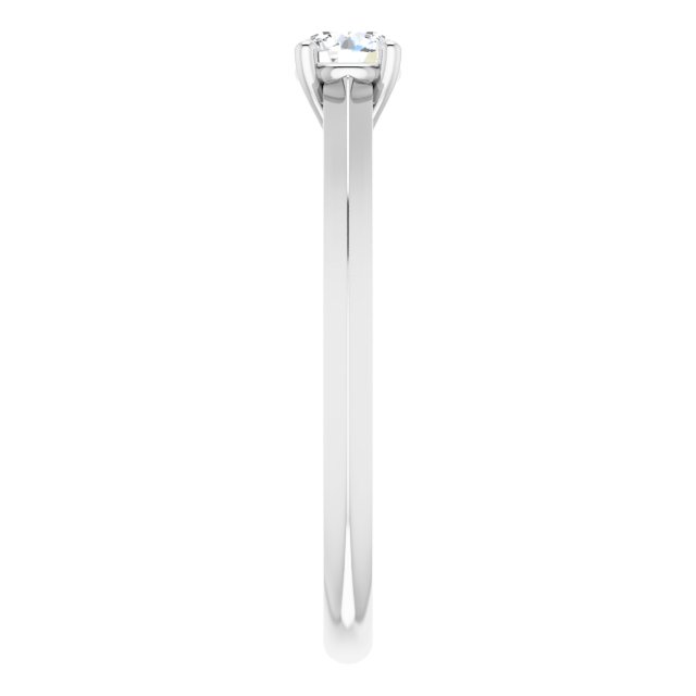 round-10K White gold