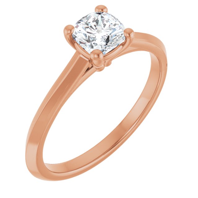 cushion-10K Rose gold