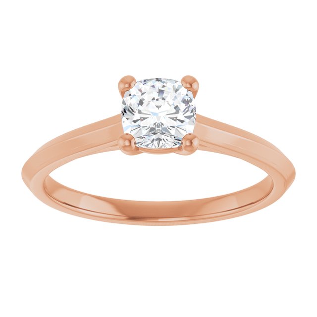 cushion-10K Rose gold