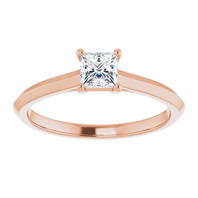 square-18K Rose gold