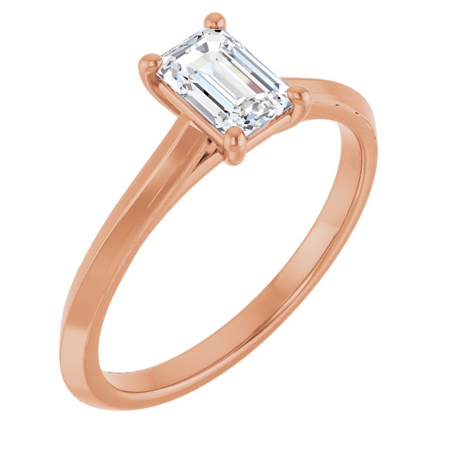 emerald-10K Rose gold