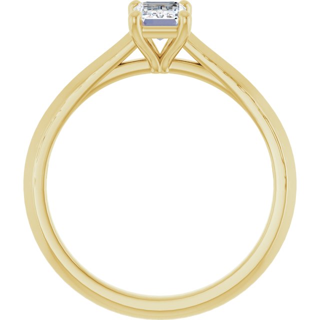 emerald-10K Yellow gold