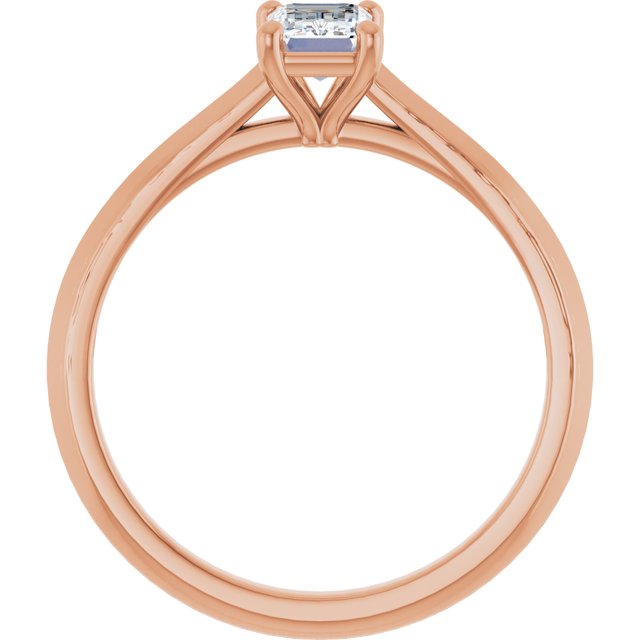 emerald-14K Rose gold