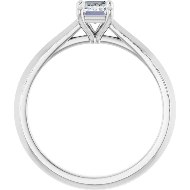 emerald-14K White gold