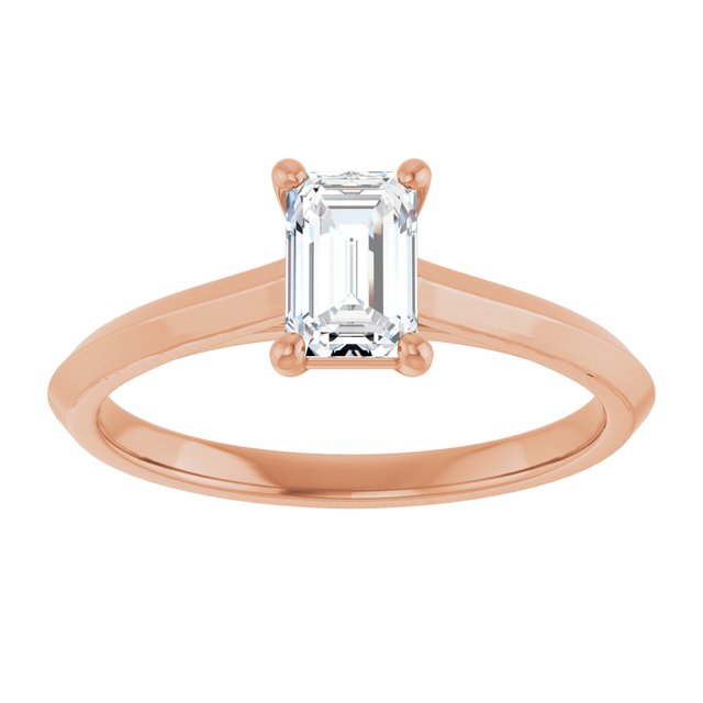 emerald-14K Rose gold