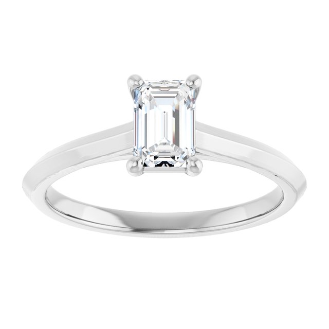 emerald-14K White gold