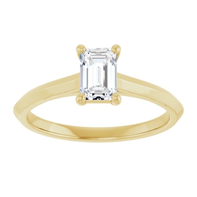 emerald-14K Yellow gold