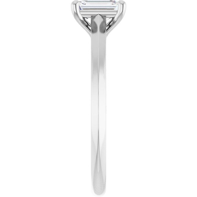 emerald-10K White gold