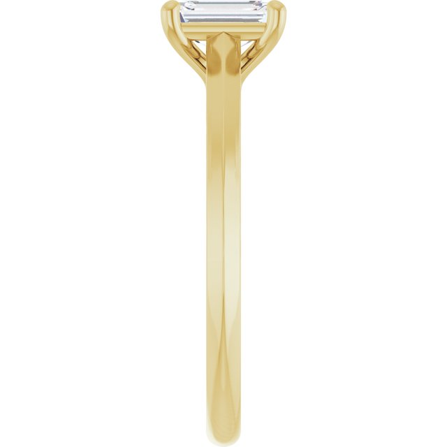 emerald-10K Yellow gold