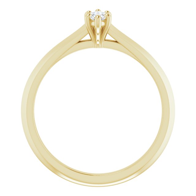 marquise-14K Yellow gold