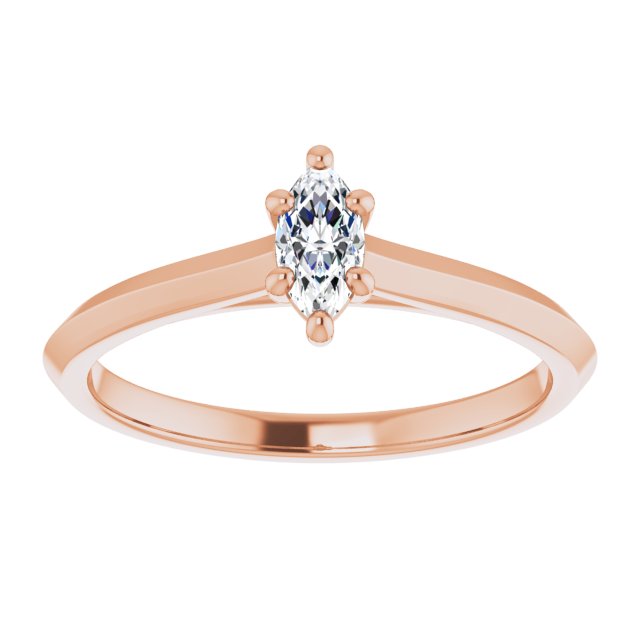 marquise-10K Rose gold