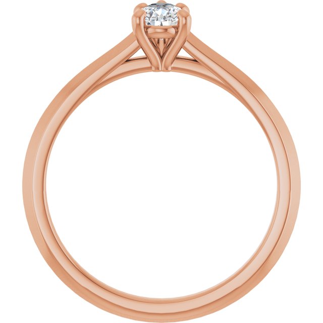 pear-18K Rose gold