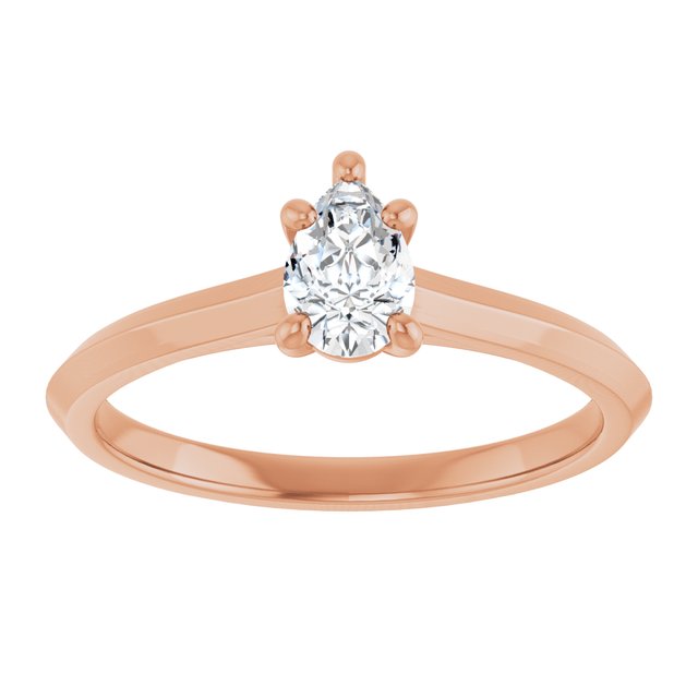 pear-14K Rose gold