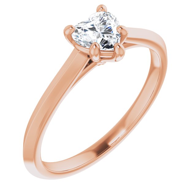 heart-18K Rose gold