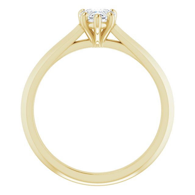 heart-14K Yellow gold
