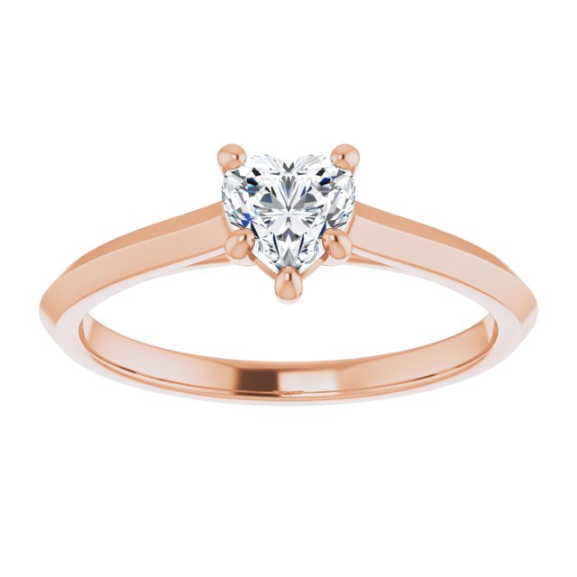 heart-10K Rose gold