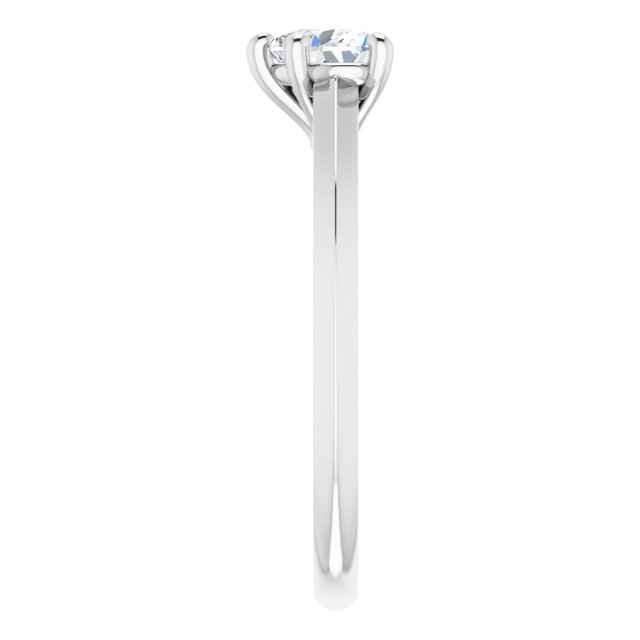 heart-14K White gold
