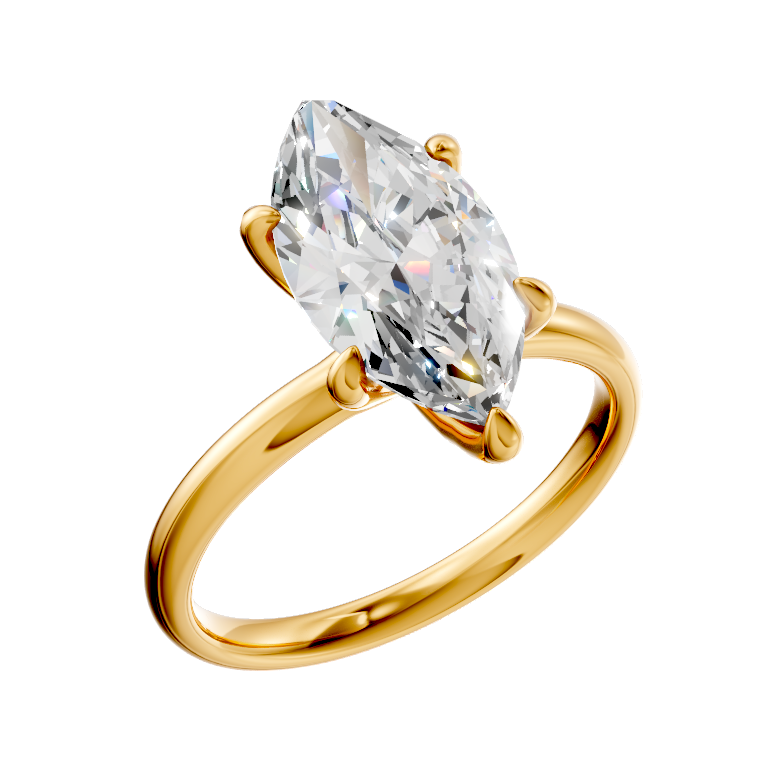 marquise-14k yellow gold|marquise-18k yellow gold