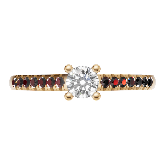 round-14k yellow gold|round-18k yellow gold