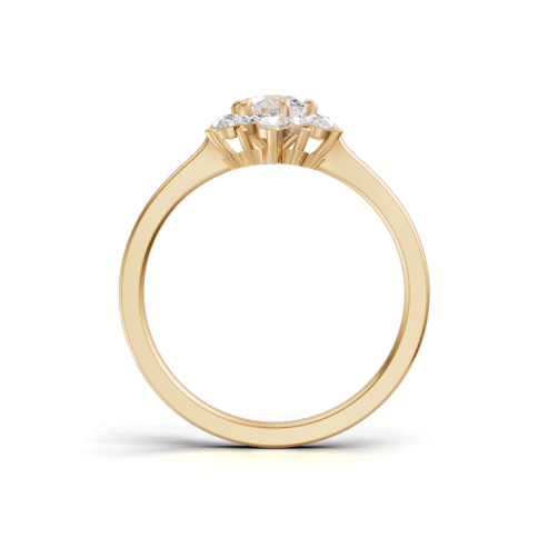 round-14k yellow gold|round-18k yellow gold