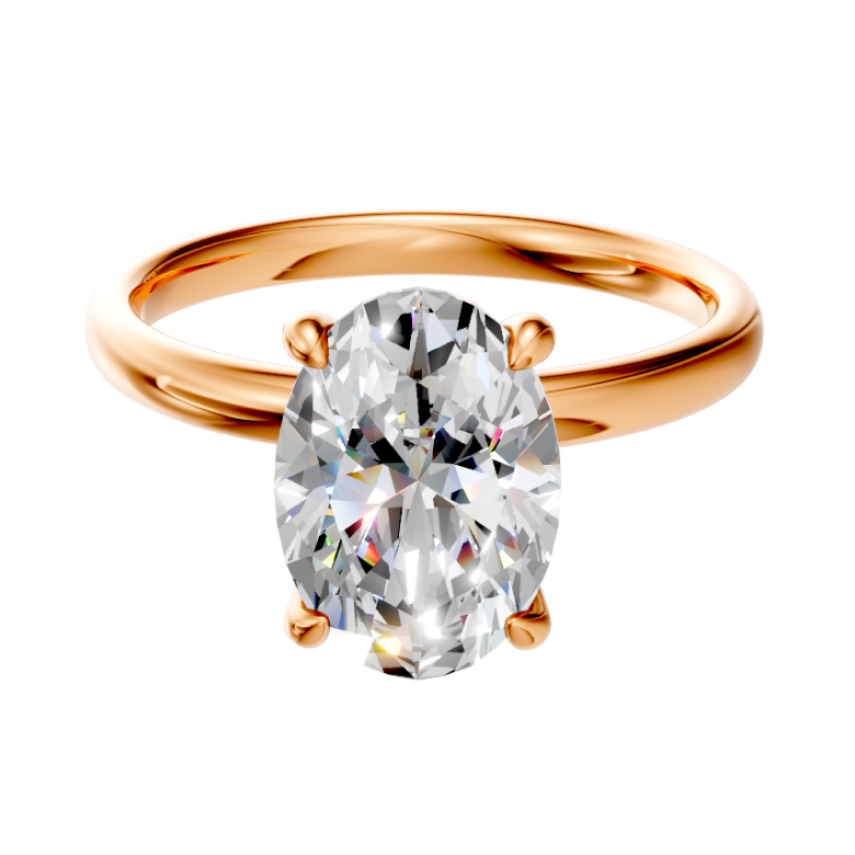 oval-14k rose gold|oval-18k rose gold