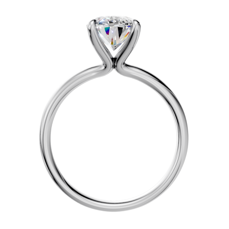 oval-14k white gold|oval-18k white gold| oval-platinum