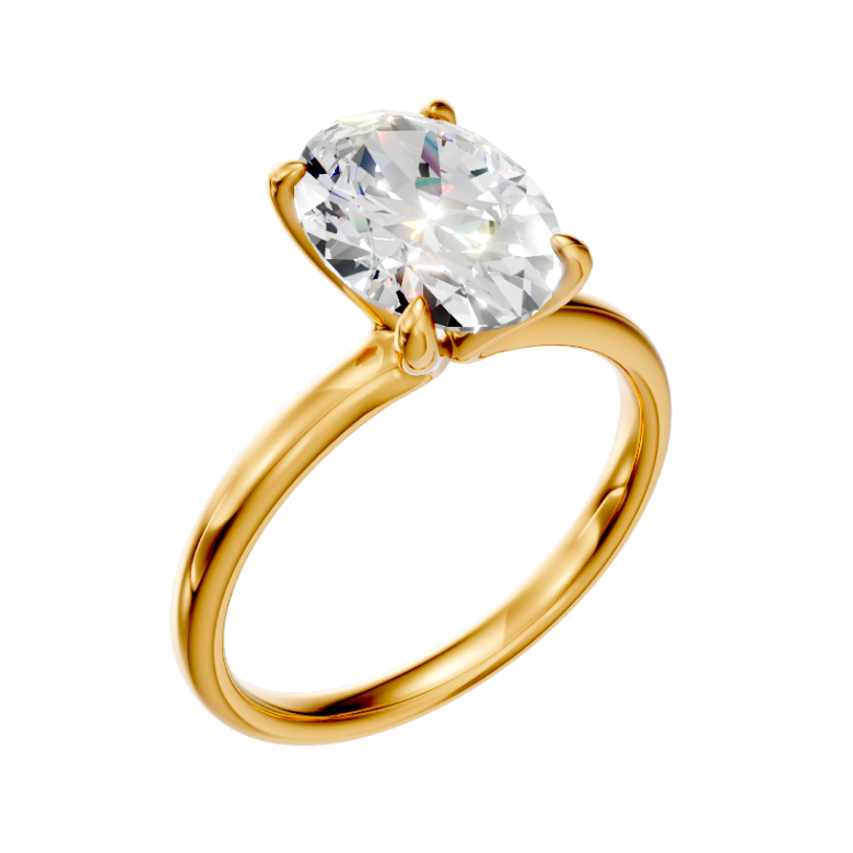 oval-14k yellow gold|oval-18k yellow gold