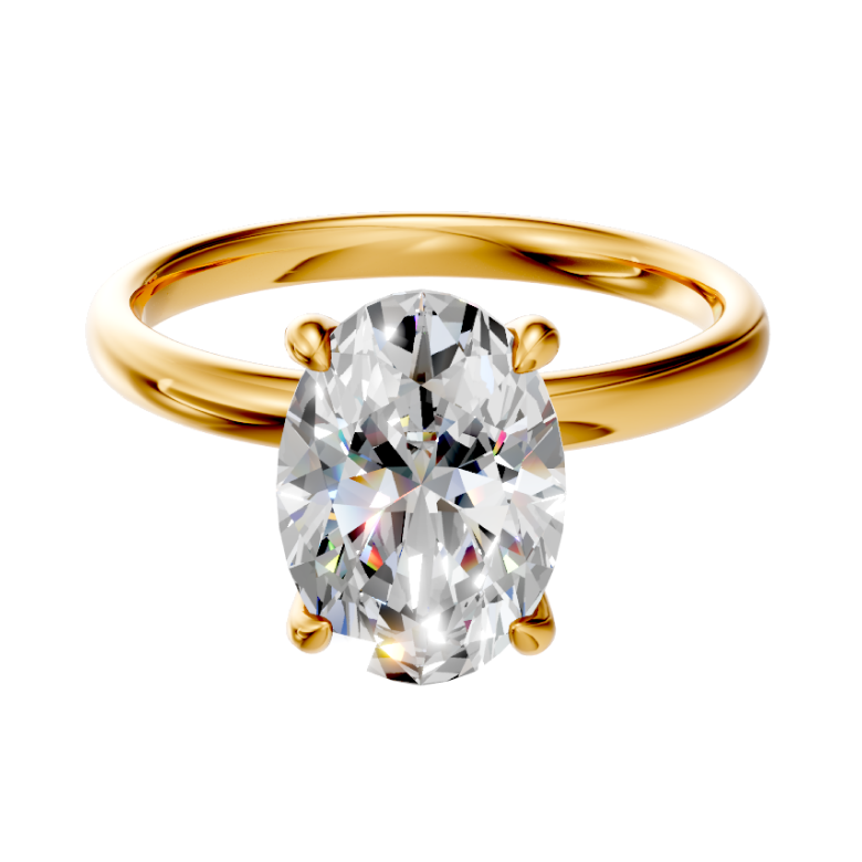oval-14k yellow gold|oval-18k yellow gold