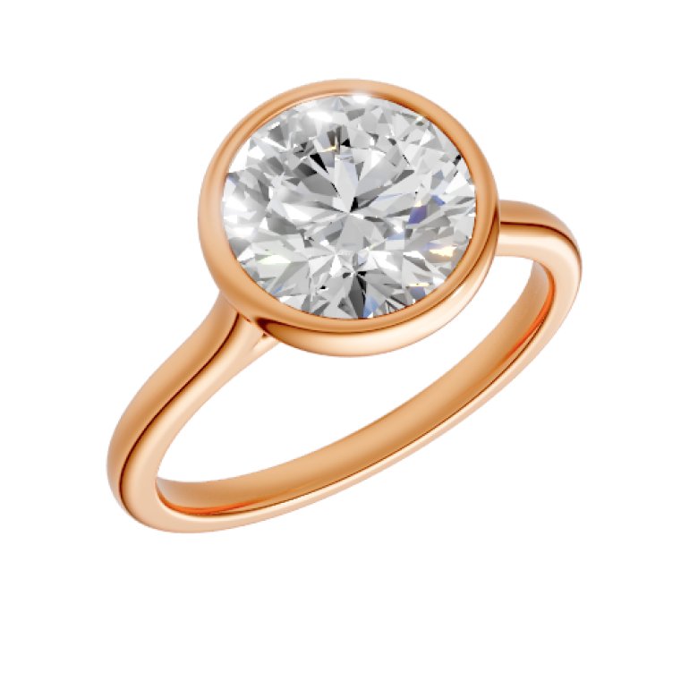 round-14k rose gold|round-18k rose gold