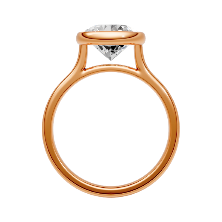 round-14k rose gold|round-18k rose gold