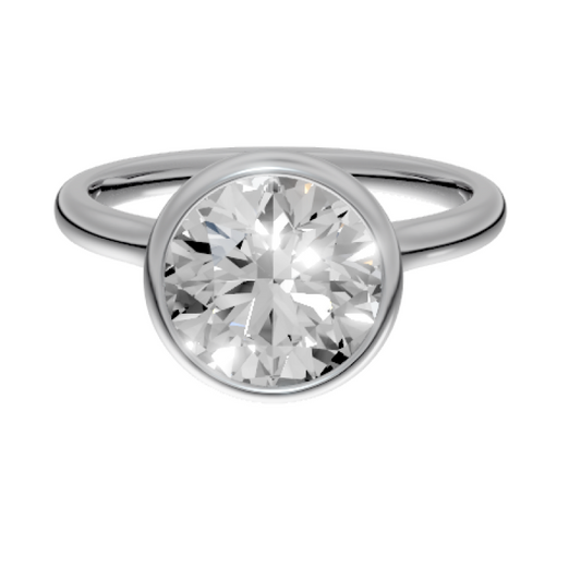 round-14k white gold|round-18k white gold| round-platinum