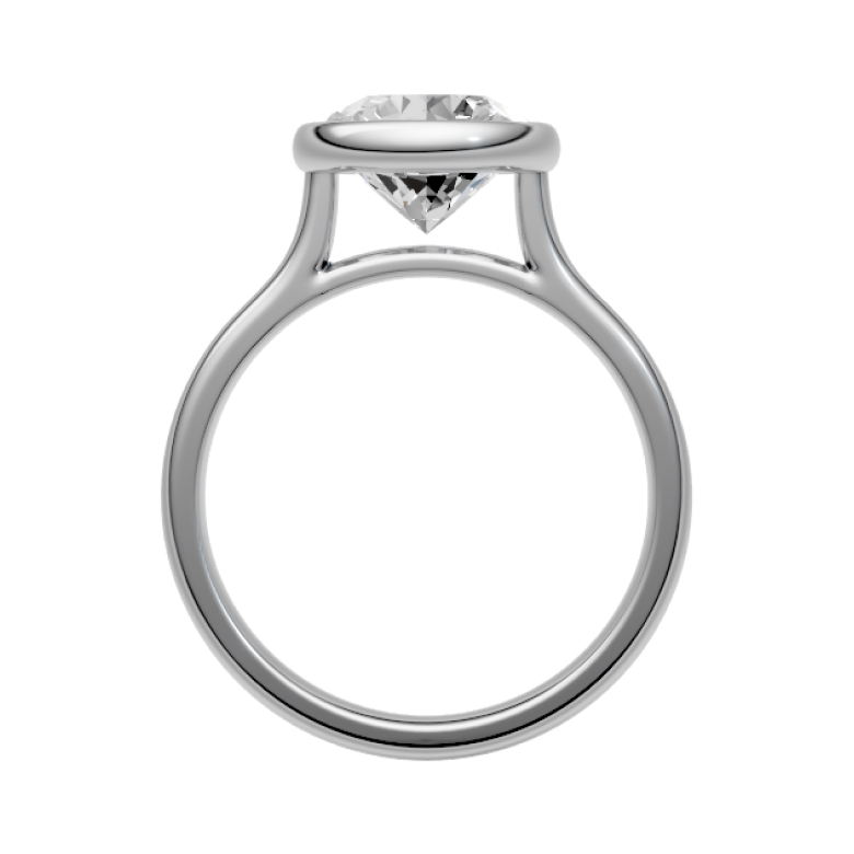 round-14k white gold|round-18k white gold| round-platinum