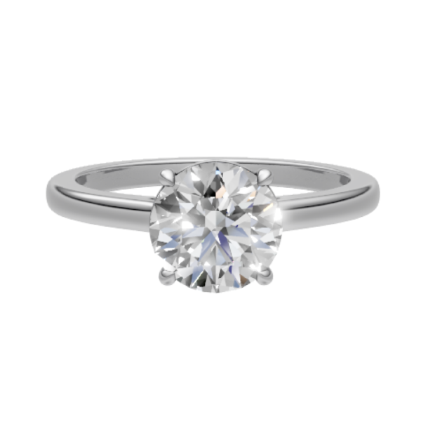 round-14k white gold|round-18k white gold| round-platinum