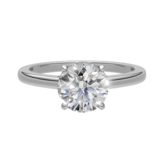 round-14k white gold|round-18k white gold| round-platinum