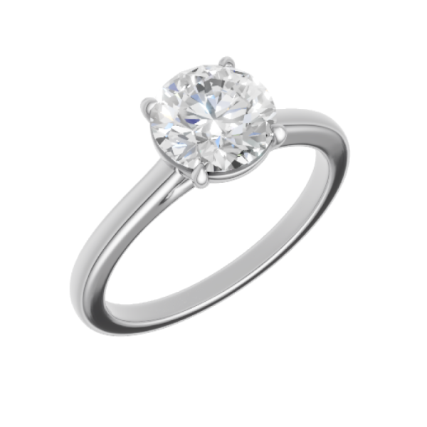 round-14k white gold|round-18k white gold| round-platinum