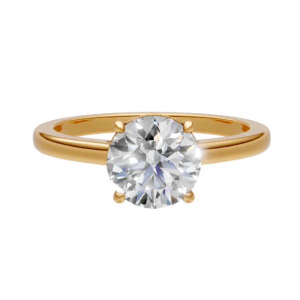 round-14k yellow gold|round-18k yellow gold