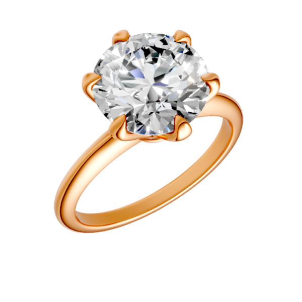round-14k rose gold|round-18k rose gold
